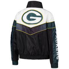 Green Bay Packers The Wild Collective Women's 1/4 Zip Track Jacket | NFL Sale