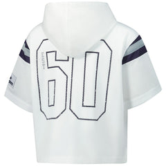 Dallas Cowboys The Wild Collective Women's Mesh Short Sleeve Hoodie T-Shirt | NFL Online