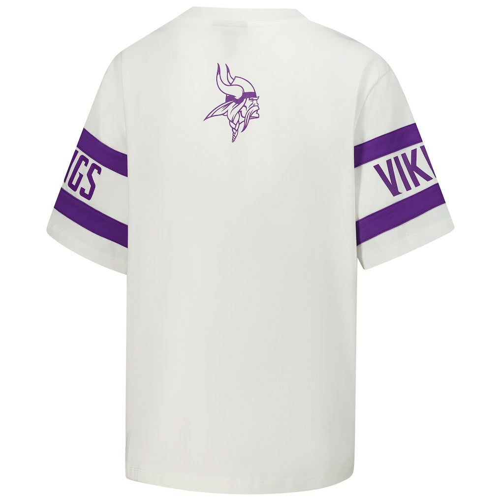 Minnesota Vikings The Wild Collective Women's Drop Shoulder T-Shirt | NFL Sale