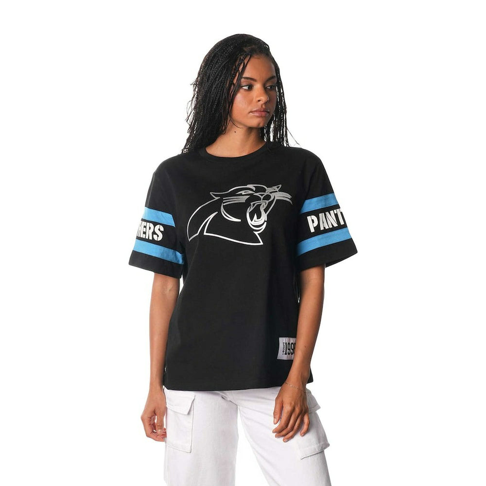 Carolina Panthers The Wild Collective Women's Drop Shoulder T-Shirt | NFL Discount