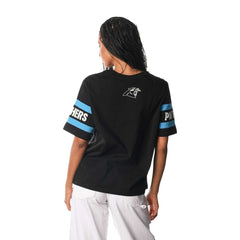 Carolina Panthers The Wild Collective Women's Drop Shoulder T-Shirt | NFL Discount