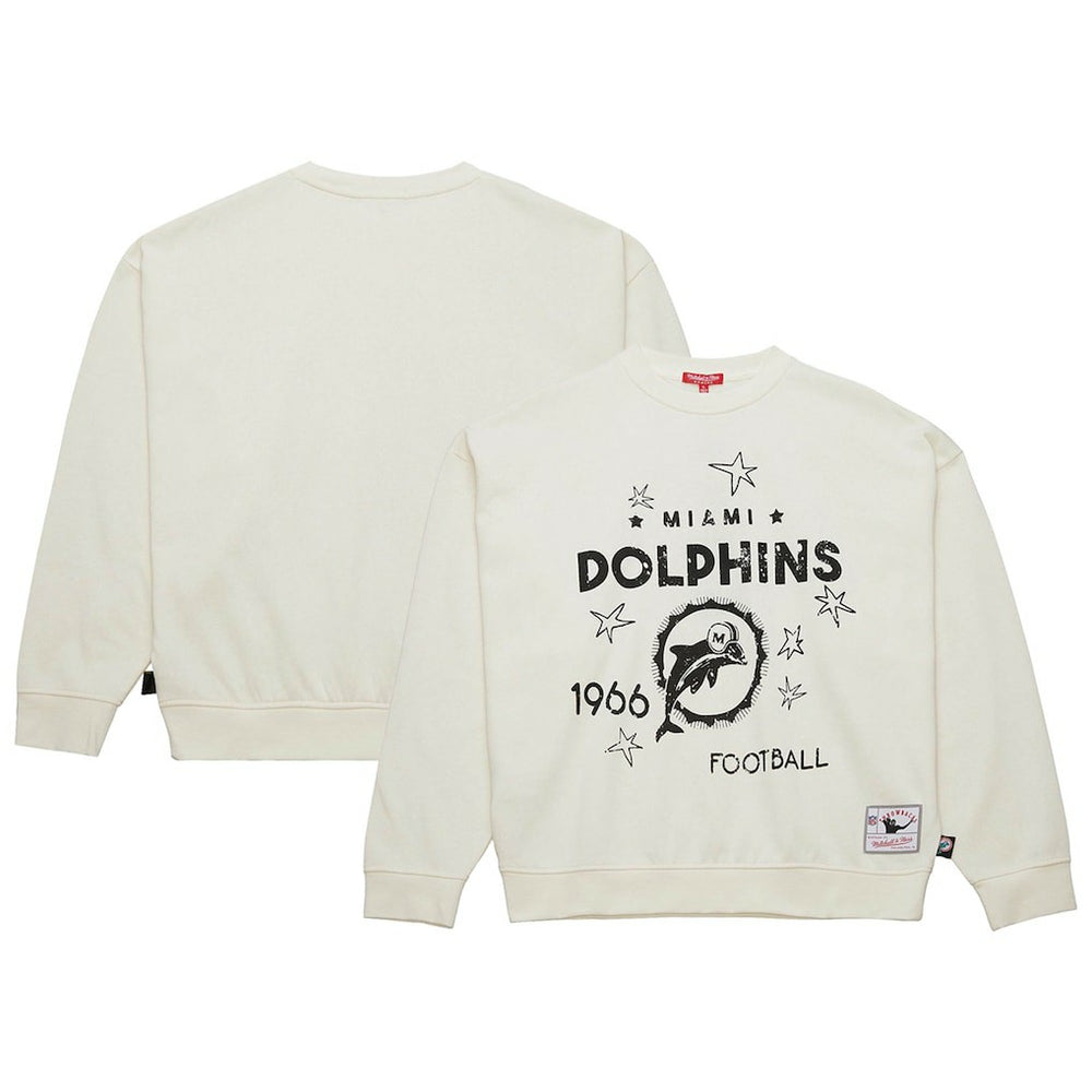 Miami Dolphins Women's Throwback Logo 3.0 Pullover Sweatshirt | NFL Sale