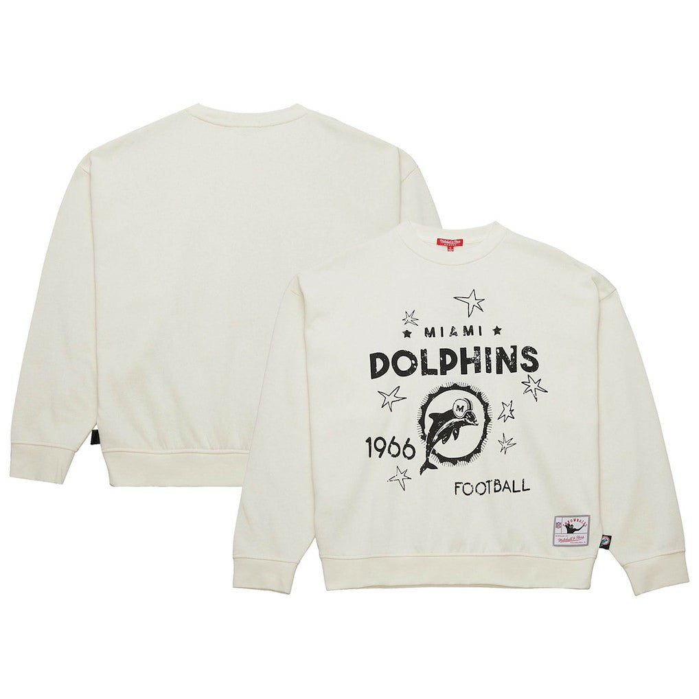 Miami Dolphins Women's Throwback Logo 3.0 Pullover Sweatshirt | NFL Sale
