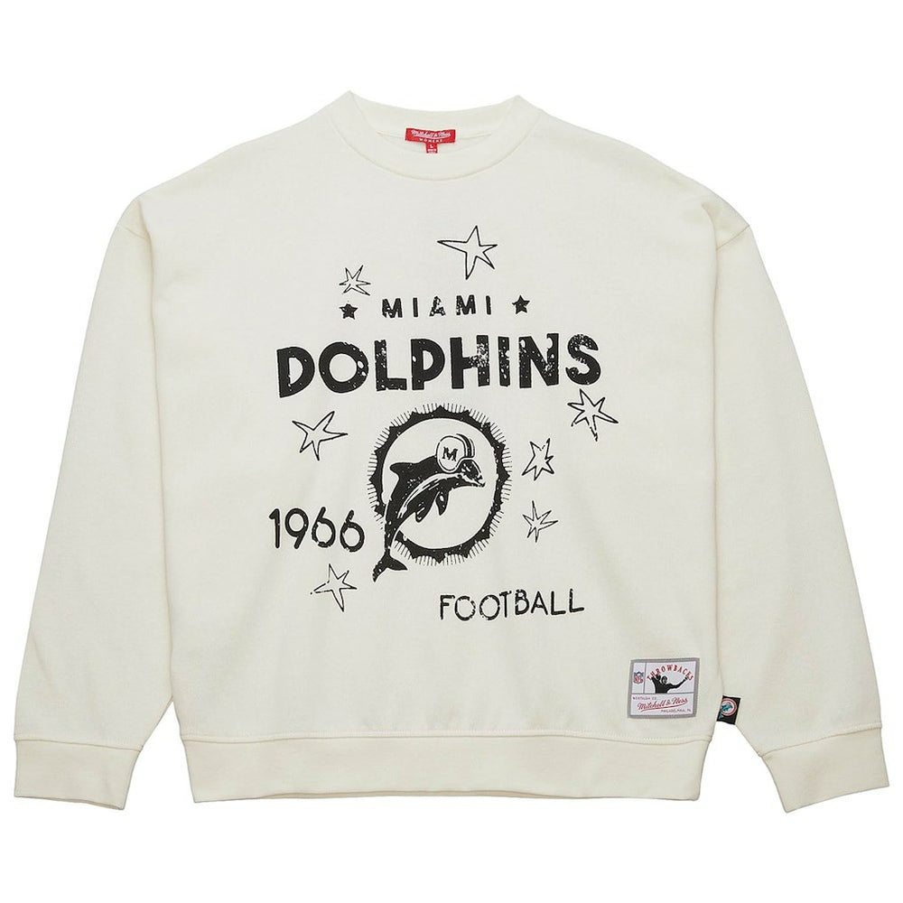 Miami Dolphins Women's Throwback Logo 3.0 Pullover Sweatshirt | NFL Sale