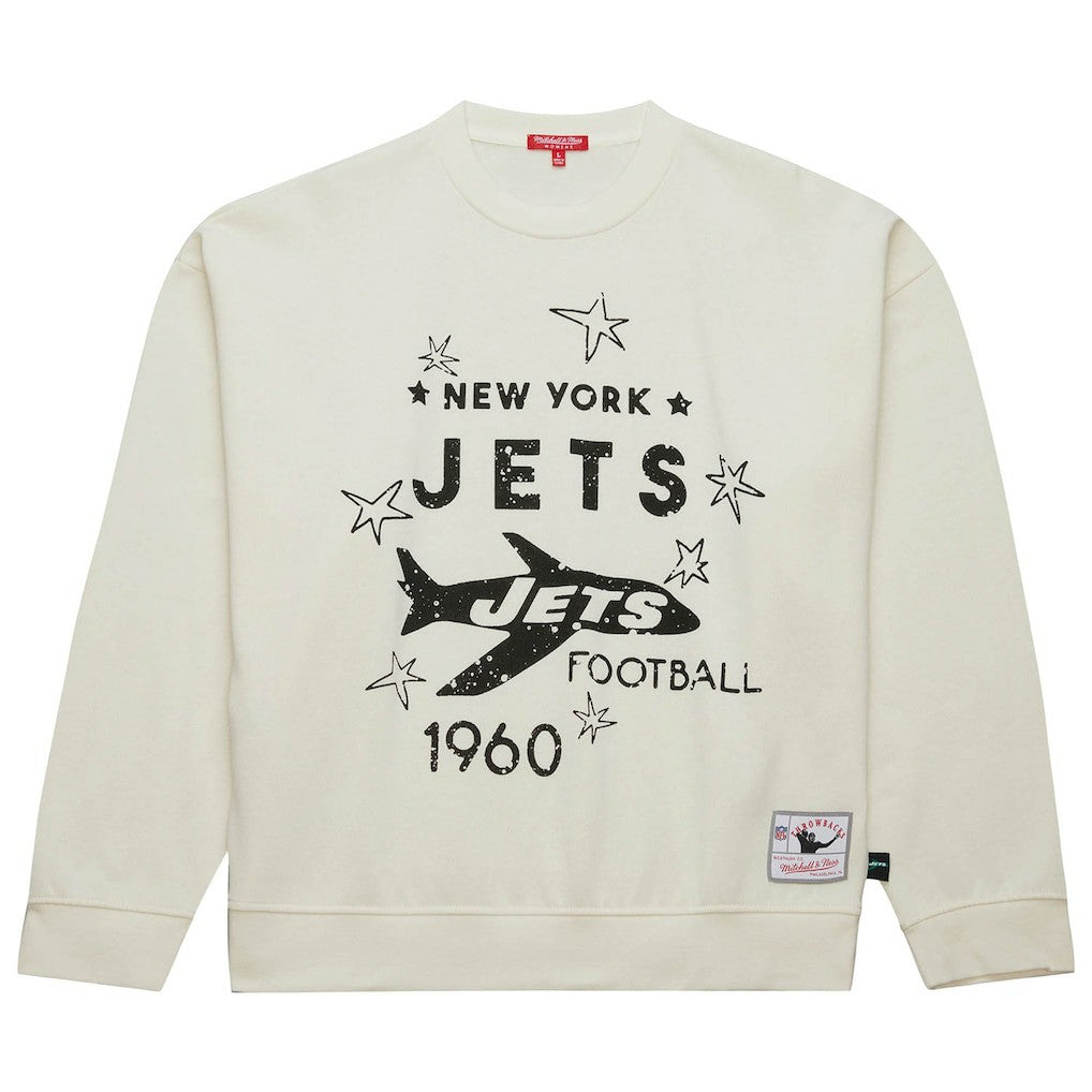 New York Jets Women's Throwback Logo 3.0 Pullover Sweatshirt | NFL US