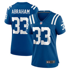 Indianapolis Colts Micah Abraham  Women's Game Jersey | NFL New