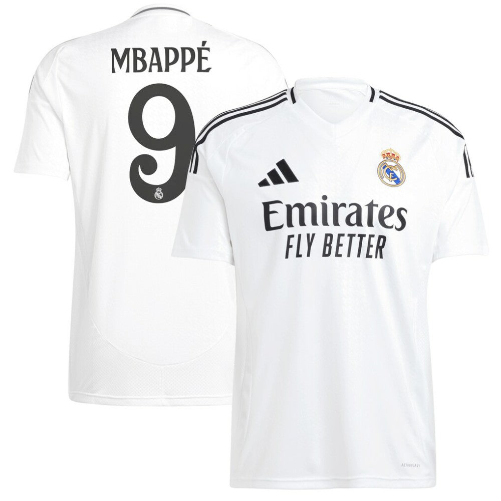 Kylian Mbappé Real Madrid 2024/25 Home Replica Player Jersey