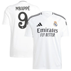 Kylian Mbappé Real Madrid 2024/25 Home Replica Player Jersey