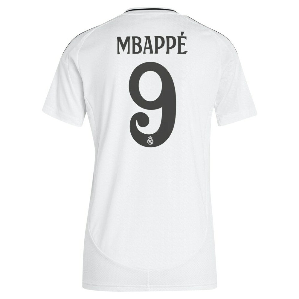 Kylian Mbappé Real Madrid Women's 2024/25 Home Replica Player Jersey