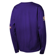 Purple Phoenix Suns Youth Hardwood Classics All Over Long Sleeve T-Shirt | NBA