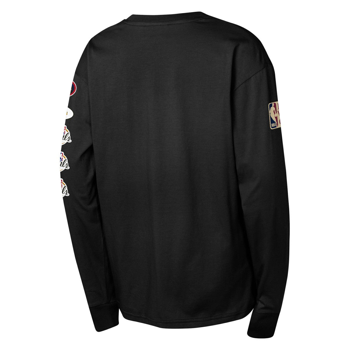 Black San Antonio Spurs Youth Hardwood Classics All Over Long Sleeve T-Shirt | NBA