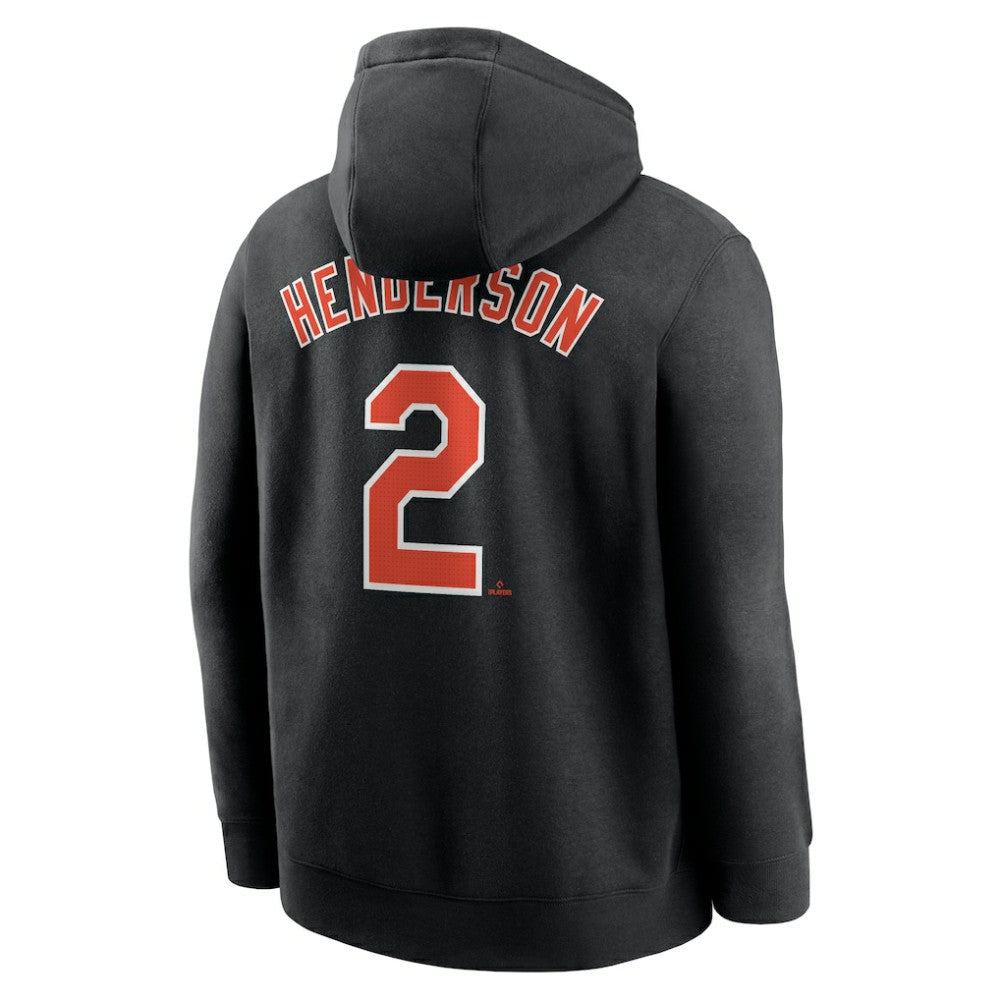 Gunnar Henderson Baltimore Orioles Nike Player Name & Number Club Fleece Pullover Hoodie - MLB Hoodies