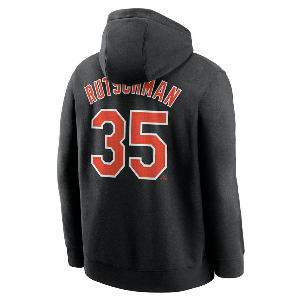 Adley Rutschman Baltimore Orioles Nike Player Name & Number Club Pullover Hoodie - MLB Hoodies