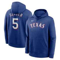 Corey Seager Texas Rangers Nike Player Name & Number Club Fleece Pullover Hoodie - MLB Hoodies
