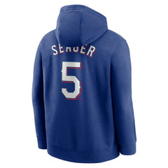 Corey Seager Texas Rangers Nike Player Name & Number Club Fleece Pullover Hoodie - MLB Hoodies