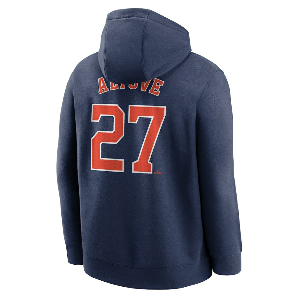 Jose Altuve Houston Astros Nike Player Name & Number Club Fleece Pullover Hoodie - MLB Hoodies