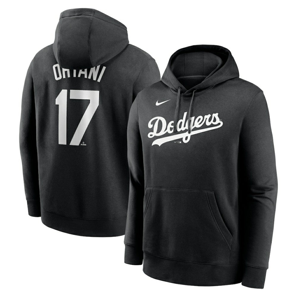 Shohei Ohtani Los Angeles Dodgers Nike Player Name & Number Club Fleece Pullover Hoodie - MLB Hoodies