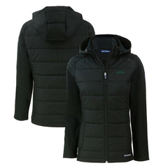 New York Jets Cutter & Buck Women's Primary Logo Evoke Hybrid Eco Softshell Recycled Full-Zip Hoodie Jacket | NFL US