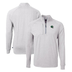 New York Jets Cutter & Buck Helmet Adapt Eco Knit Quarter-Zip Top | NFL Online