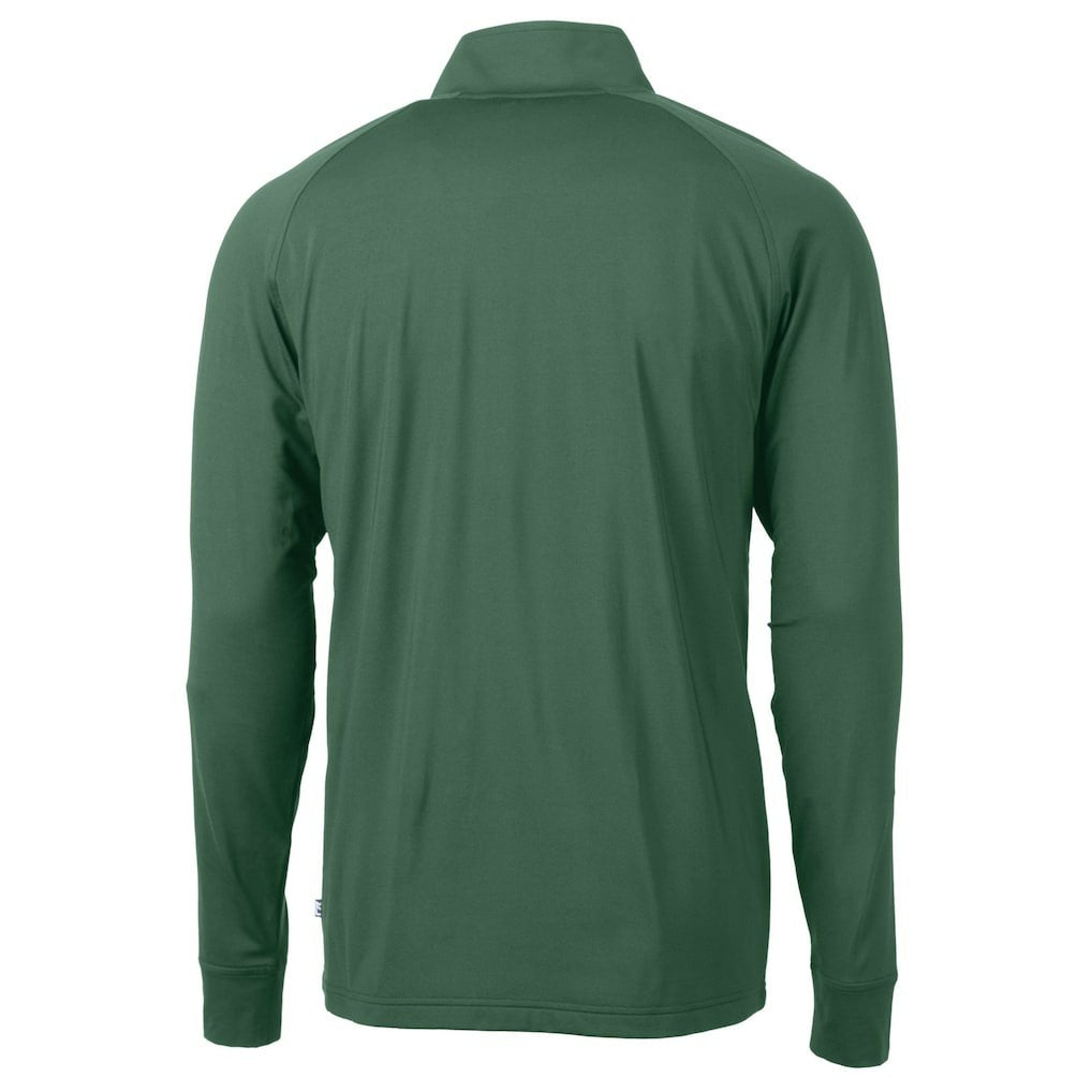 New York Jets Cutter & Buck Primary Logo Adapt Eco Knit Stretch Recycled Quarter-Zip Top | NFL Outlet