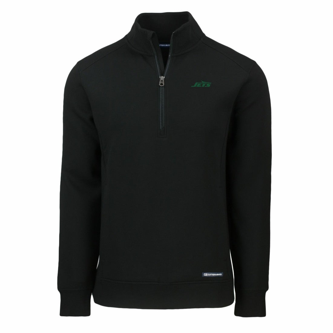 New York Jets Cutter & Buck Primary Logo Roam Eco Recycled Quarter-Zip Pullover Top | NFL On sale