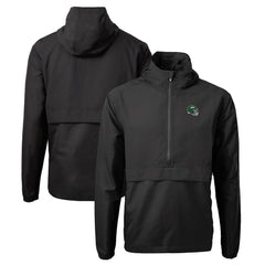 New York Jets Cutter & Buck Helmet Charter Eco Recycled Half-Zip Anorak Jacket | NFL Sale