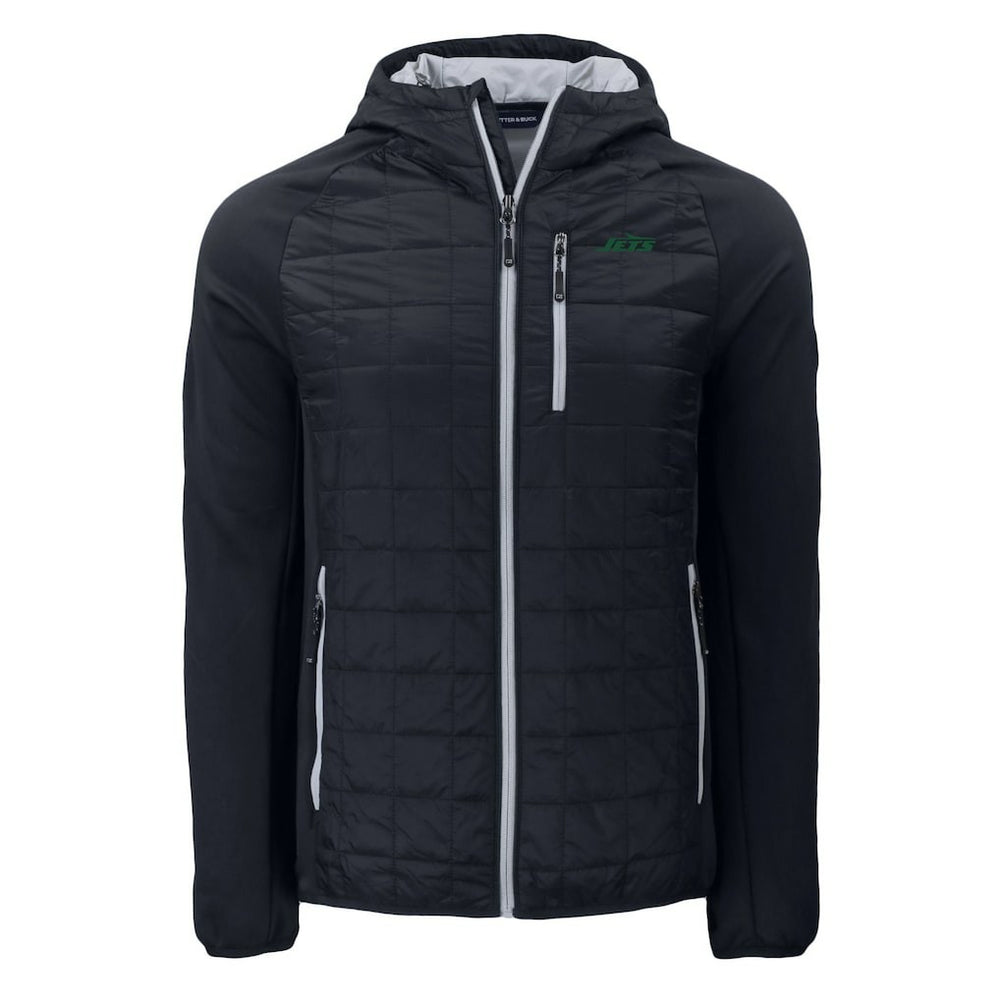 New York Jets Cutter & Buck Primary Logo Rainier PrimaLoft Eco Full-Zip Hybrid Jacket | NFL On sale