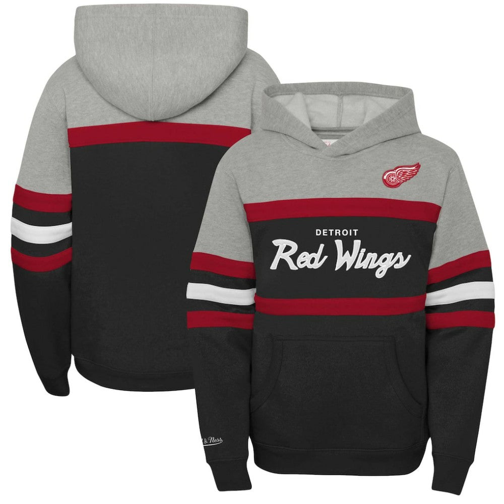 Detroit Red Wings Mitchell & Ness Youth Head Coach Pullover Hoodie -  NHL Hoodies