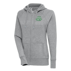 Heather Gray Boston Celtics Antigua Women's 2024 NBA Finals Champions Victory Raglan Full-Zip Jacket | NBA