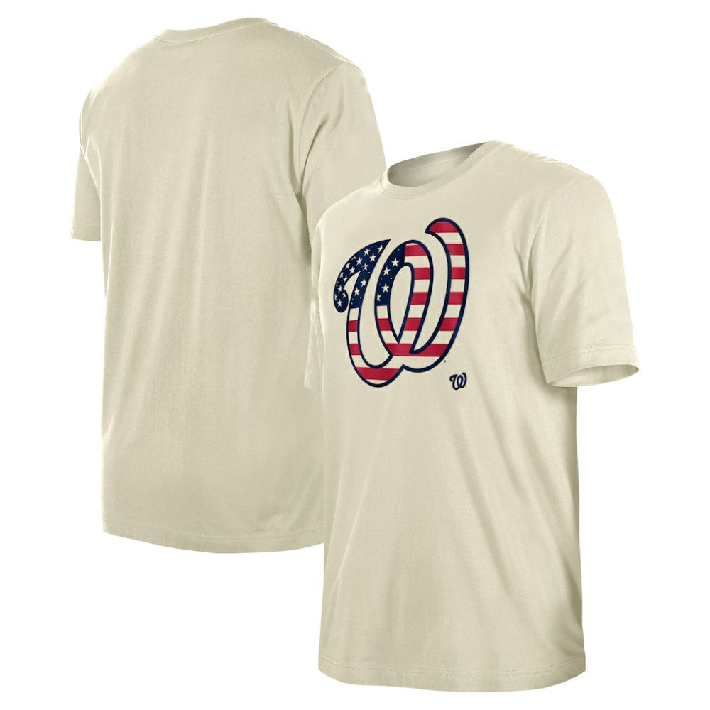 Washington Nationals New Era Americana Flag Fill T-Shirt - MLB T-shirts