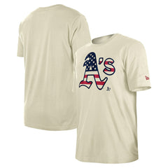 Athletics New Era Americana Flag Fill T-Shirt - MLB T-shirts