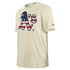 Athletics New Era Americana Flag Fill T-Shirt - MLB T-shirts