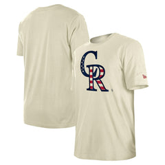 Colorado Rockies New Era Americana Flag Fill T-Shirt - MLB T-shirts