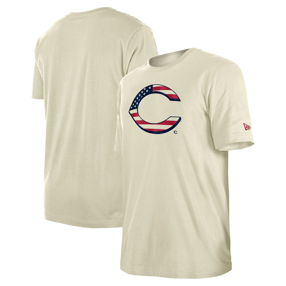 Cincinnati Reds New Era Americana Flag Fill T-Shirt - MLB T-shirts