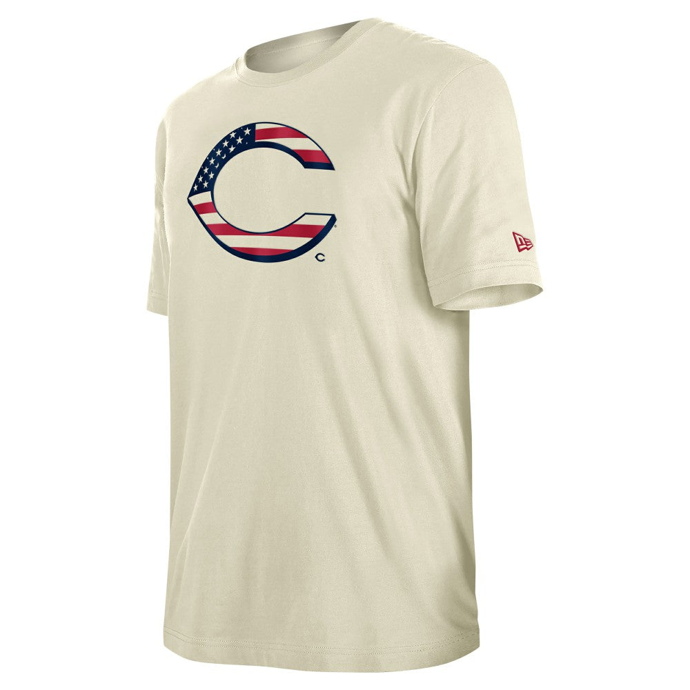 Cincinnati Reds New Era Americana Flag Fill T-Shirt - MLB T-shirts