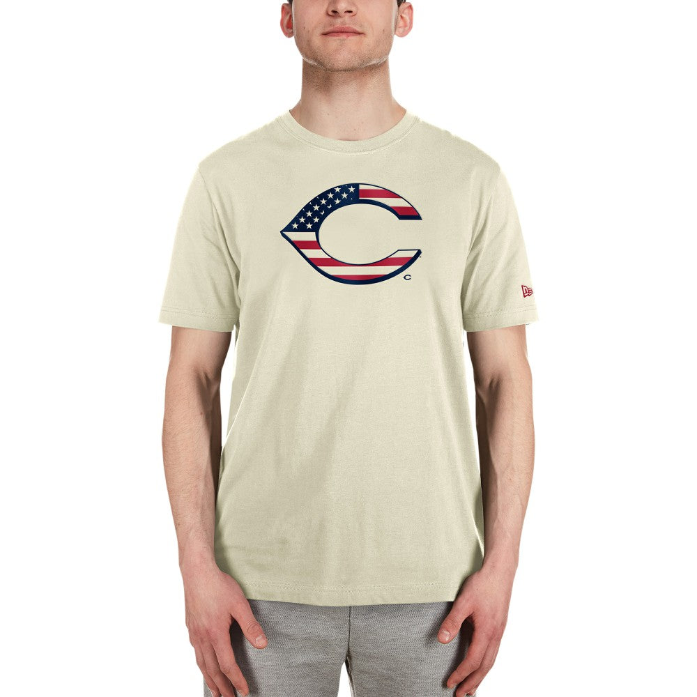 Cincinnati Reds New Era Americana Flag Fill T-Shirt - MLB T-shirts