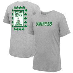 Heather Gray Boston Celtics Stadium Essentials 18-Time NBA Finals Champions Banner 18 Forever T-Shirt | NBA