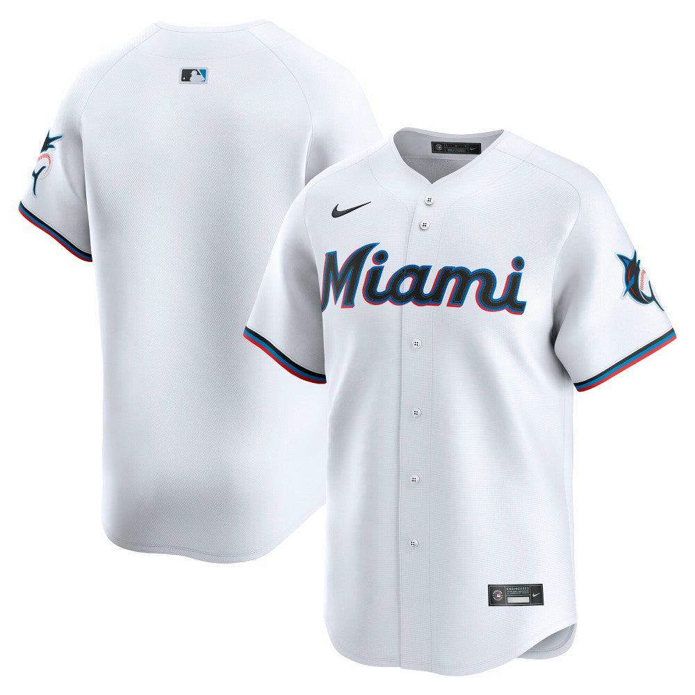 Miami Marlins Nike Home Limited Jersey - MLB Jerseys