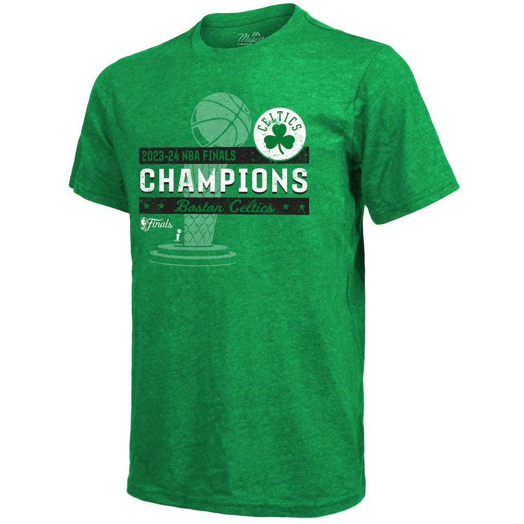 Boston Celtics Majestic Threads 2024 NBA Finals Champions Tri-Blend T-Shirt - Kelly Green online | NBA