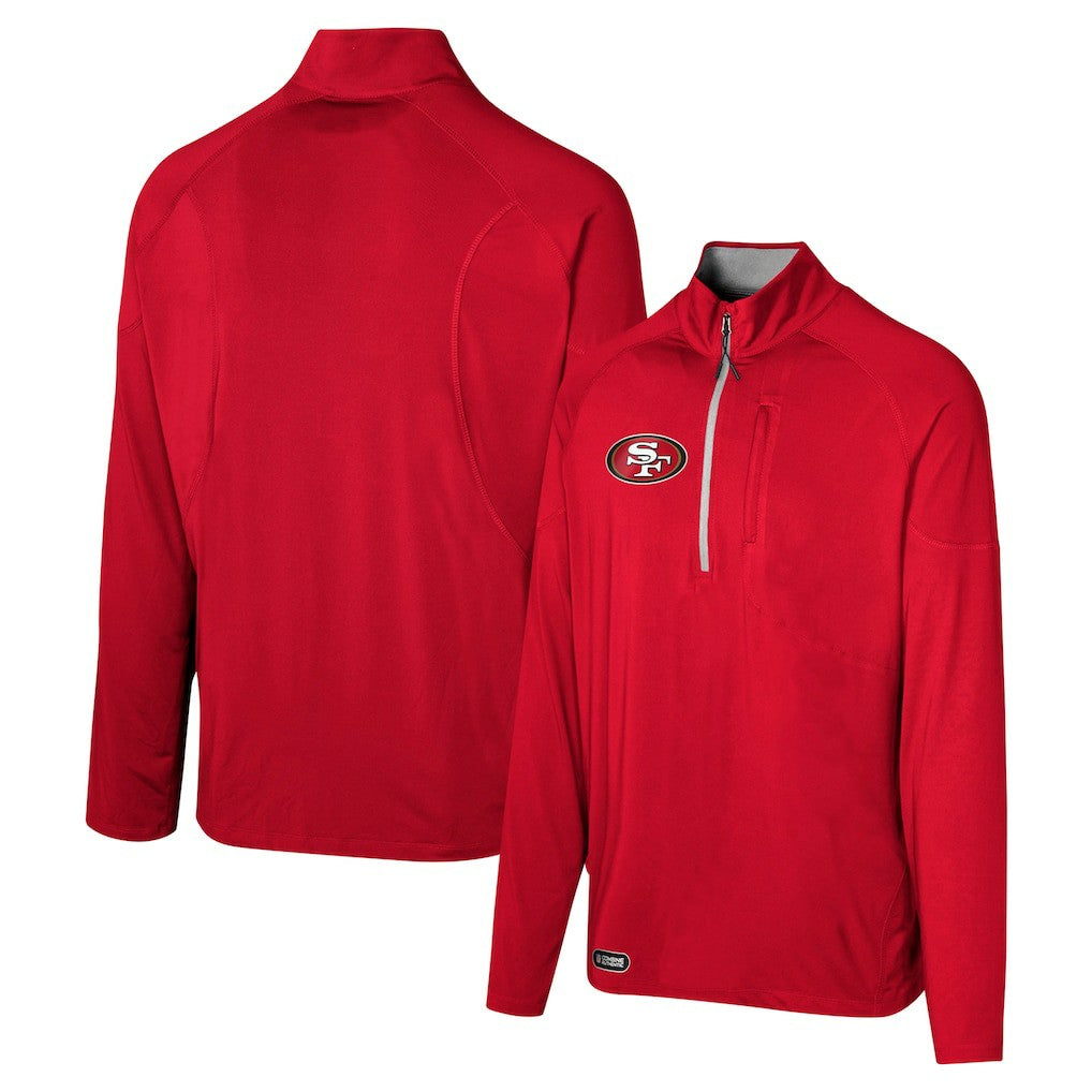 San Francisco 49ers Grind Iron Quarter-Zip Top | NFL New