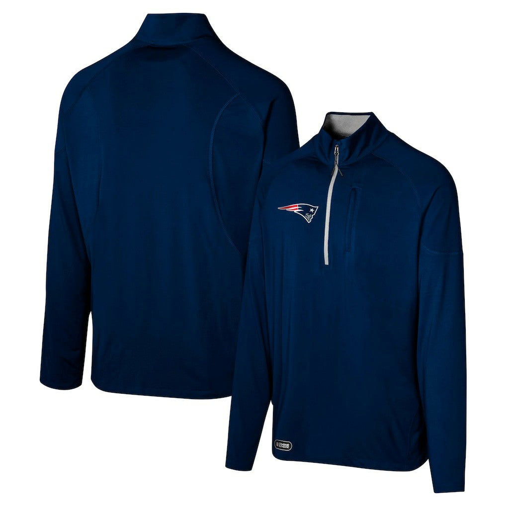 New England Patriots Grind Iron Quarter-Zip Top | NFL US
