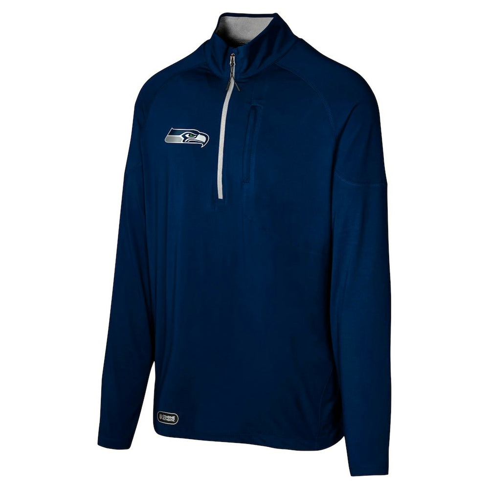 Seattle Seahawks Grind Iron Quarter-Zip Top | NFL New