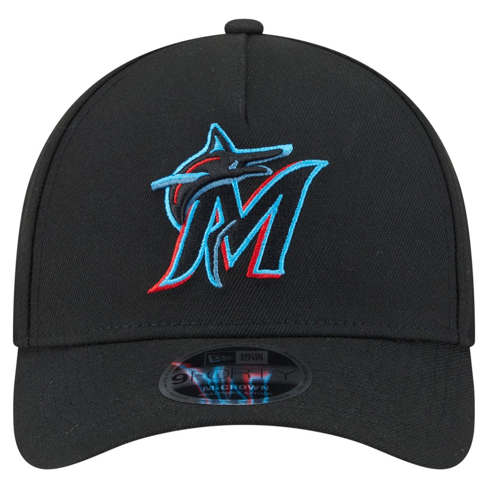 Miami Marlins New Era 9FORTY M-Crown Adjustable Hat - MLB Hats