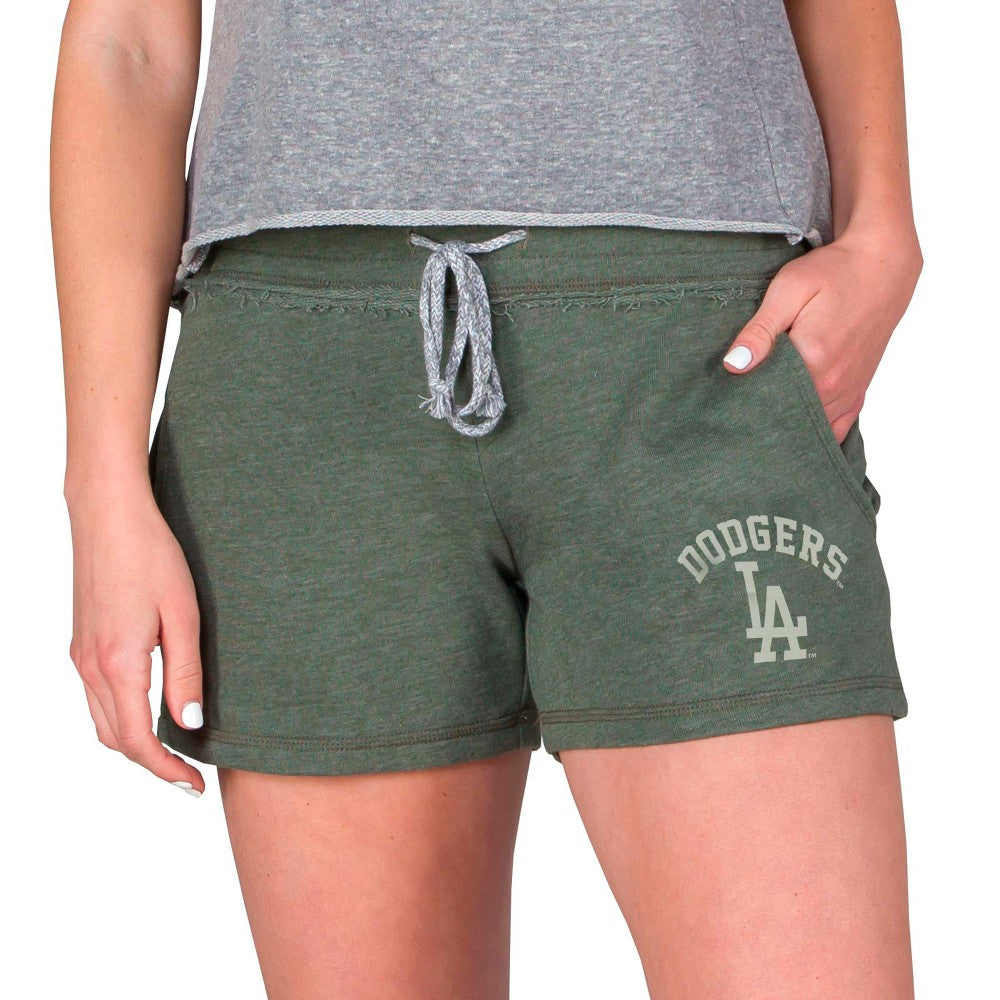 Los Angeles Dodgers Concepts Sport Women's Mainstream French Terry Tri-Blend Shorts - MLB Shorts