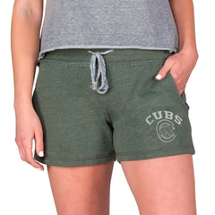Chicago Cubs Concepts Sport Women's Mainstream French Terry Tri-Blend Shorts - MLB Shorts