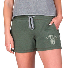 Detroit Tigers Concepts Sport Women's Mainstream French Terry Tri-Blend Shorts - MLB Shorts