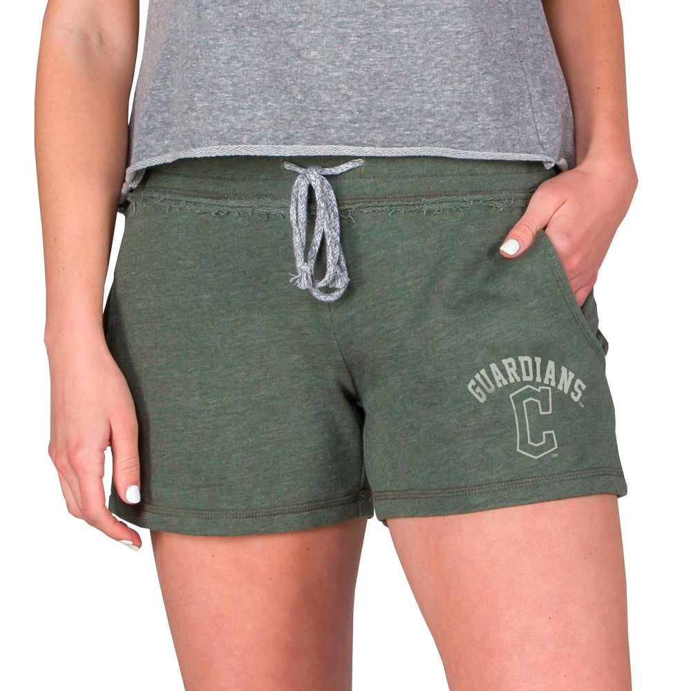 Cleveland Guardians Concepts Sport Women's Mainstream French Terry Tri-Blend Shorts - MLB Shorts