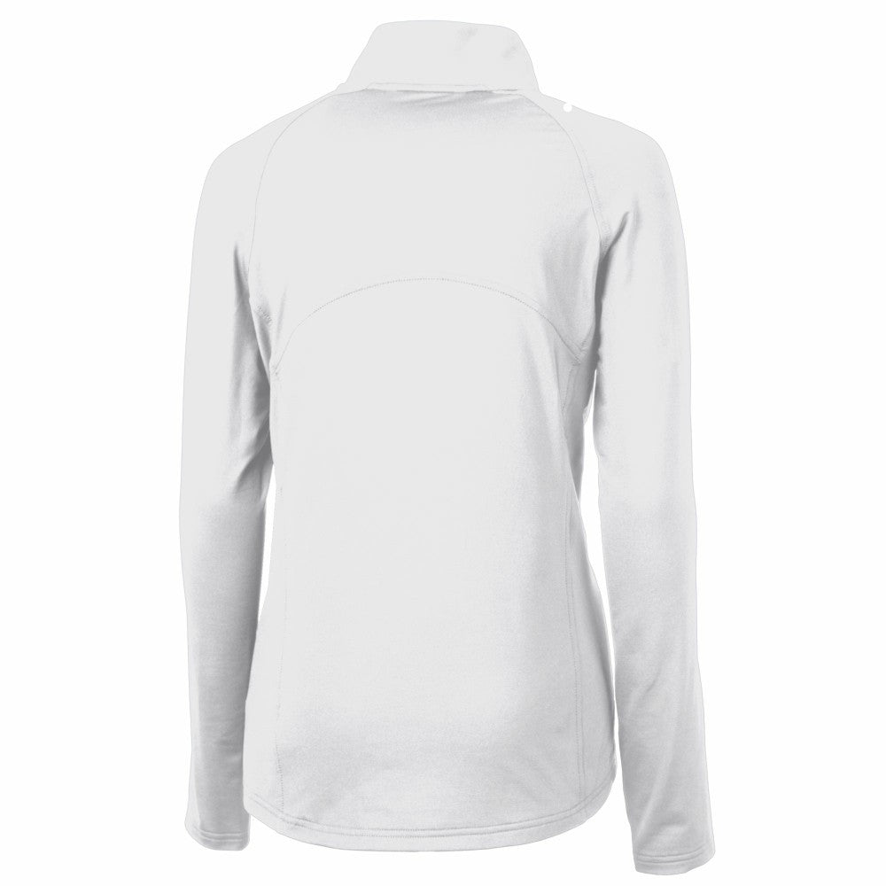 Cleveland Guardians Cutter & Buck Women's Adapt Eco Knit Stretch Recycled Half-Zip DryTec Top - MLB Tops