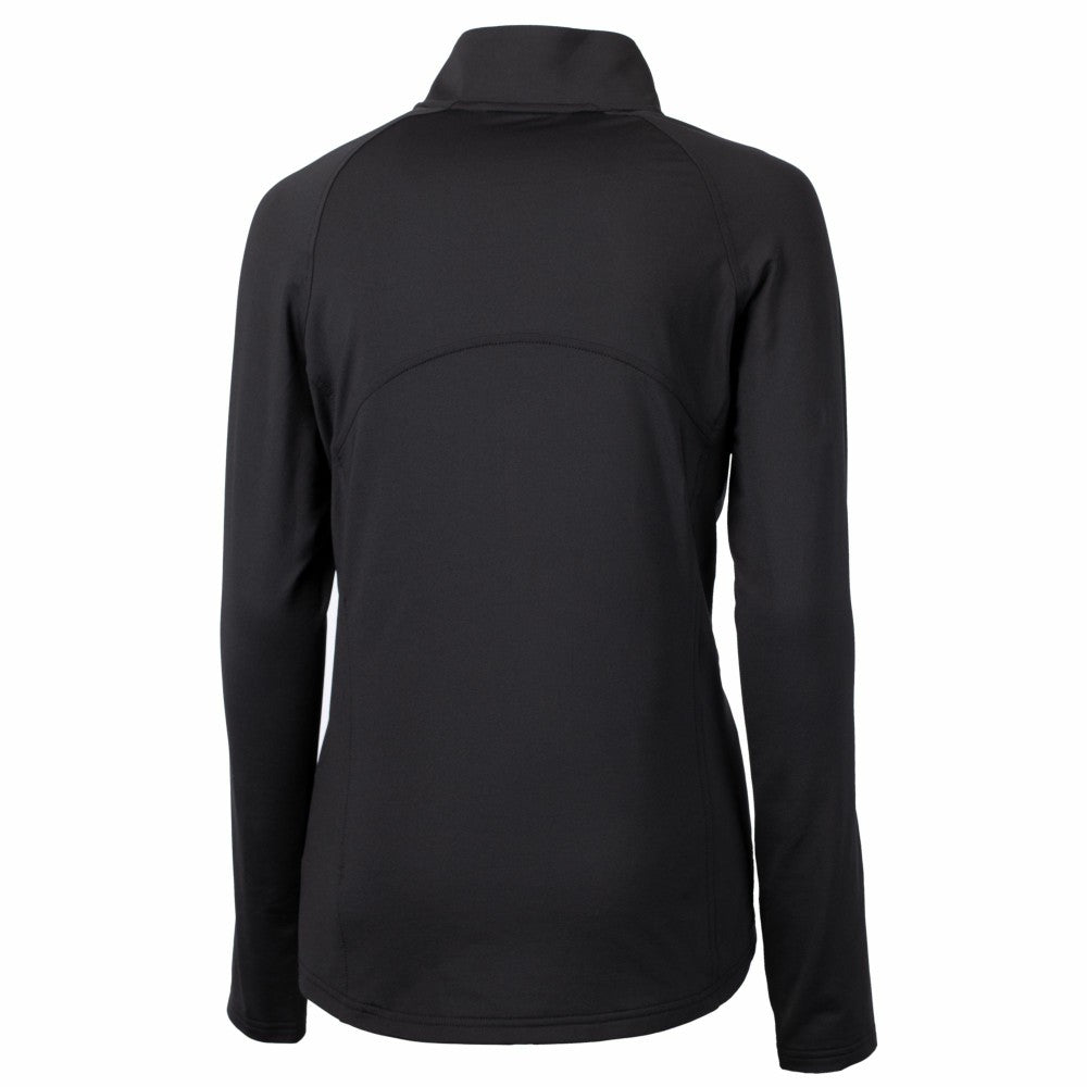 Cleveland Guardians Cutter & Buck Women's Adapt Eco Knit Stretch Recycled Half-Zip DryTec Top - MLB Tops