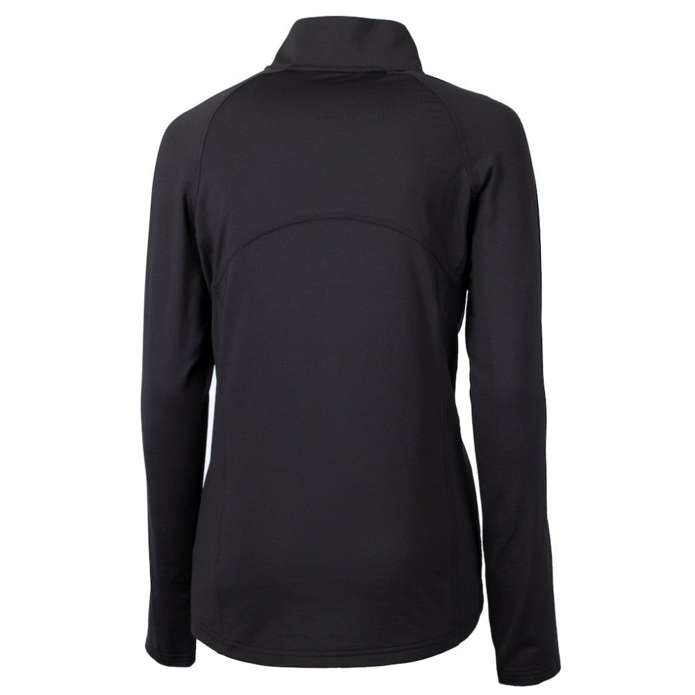 San Diego Padres Cutter & Buck Women's Adapt Eco Knit Stretch Recycled Half-Zip DryTec Top - MLB Tops